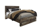 Derekson Multi Gray Footboard Storage Platform Bedroom Set from Ashley - Luna Furniture