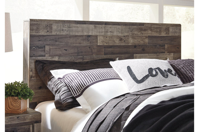 Derekson Multi Gray Queen Platform Bed with 6 Storage Drawers from Ashley - Luna Furniture