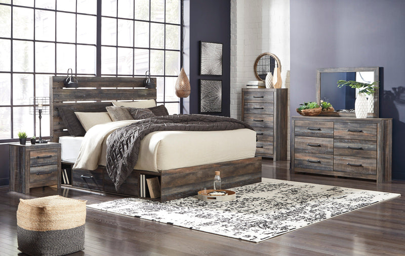 Drystan Multi Double Side Storage Platform Bedroom Set from Ashley - Luna Furniture
