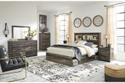 Drystan Multi Queen Platform Bookcase Bed with 2 Storage Drawers from Ashley - Luna Furniture