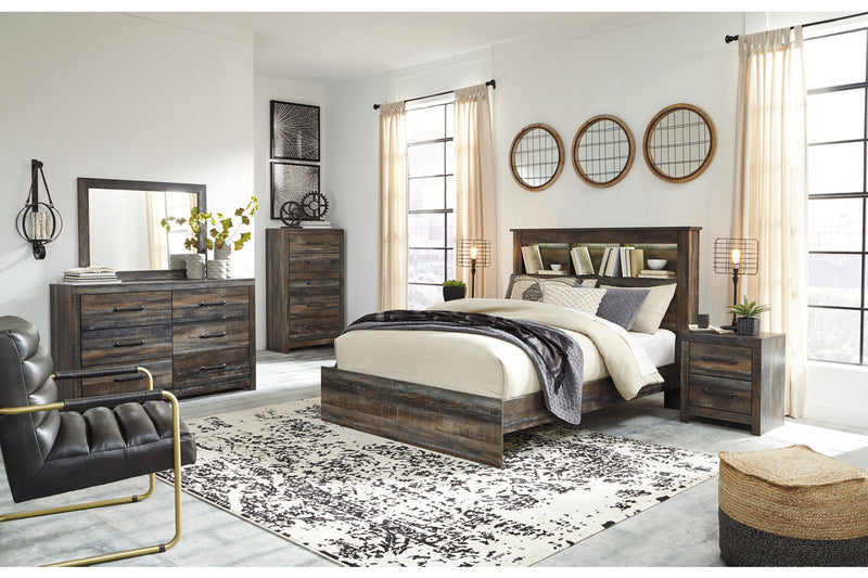 Drystan Multi Queen Bookcase Bed from Ashley - Luna Furniture