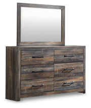 Drystan Multi Queen Panel Bed with Mirrored Dresser and Nightstand from Ashley - Luna Furniture