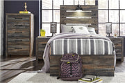 Drystan Multi Twin Panel Bed with 4 Storage Drawers from Ashley - Luna Furniture