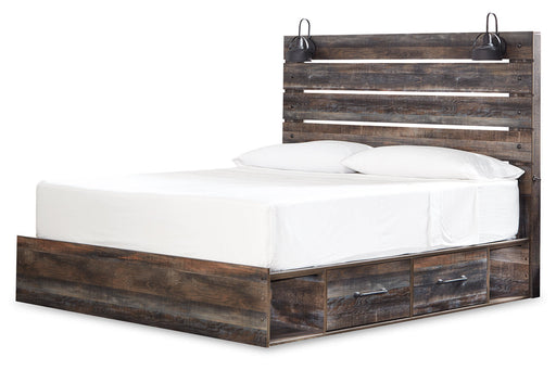 Drystan Multi King Platform Bed with 2 Storage Drawers from Ashley - Luna Furniture