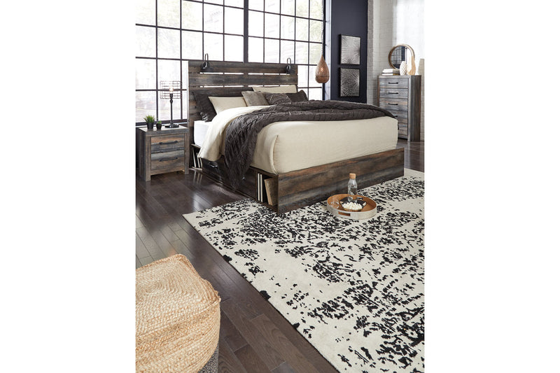 Drystan Multi King Platform Bed with 2 Storage Drawers -  Ashley - Luna Furniture