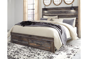 Drystan Multi King Panel Bed with 2 Storage Drawers from Ashley - Luna Furniture