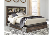 Drystan Multi Queen Platform Bookcase Bed with 4 Storage Drawers from Ashley - Luna Furniture