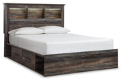 Drystan Multi Queen Platform Bookcase Bed with 4 Storage Drawers from Ashley - Luna Furniture
