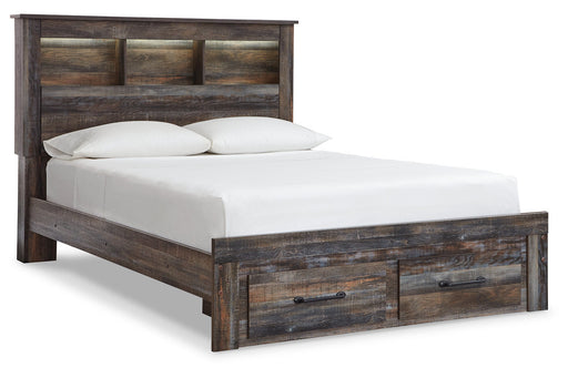 Drystan Multi Queen Bookcase Bed with 2 Storage Drawers from Ashley - Luna Furniture
