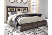Drystan Multi King Bookcase Platform Bed with 2 Storage Drawers -  Ashley - Luna Furniture