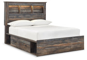 Drystan Multi Full Panel Bookcase Bed, with Storage, Dresser and Mirror from Ashley - Luna Furniture