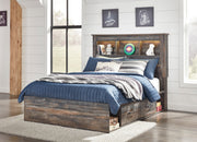 Drystan Multi Bookcase Side Storage Platform Youth Bedroom Set from Ashley - Luna Furniture