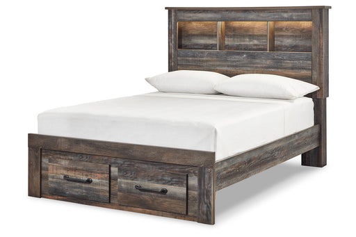 Drystan Multi Full Bookcase Bed with 2 Storage Drawers from Ashley - Luna Furniture
