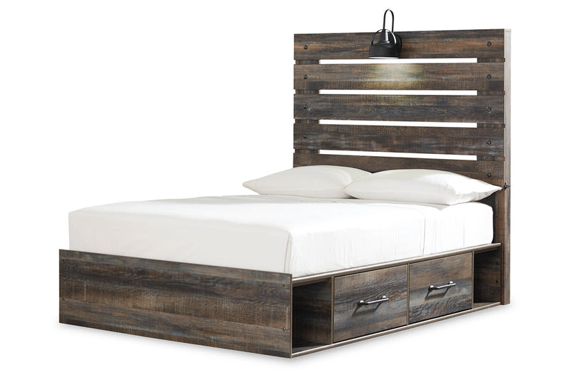 Drystan Multi Full Panel Bed with 2 Storage Drawers from Ashley - Luna Furniture
