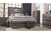 Drystan Multi Full Panel Bed with 4 Storage Drawers from Ashley - Luna Furniture