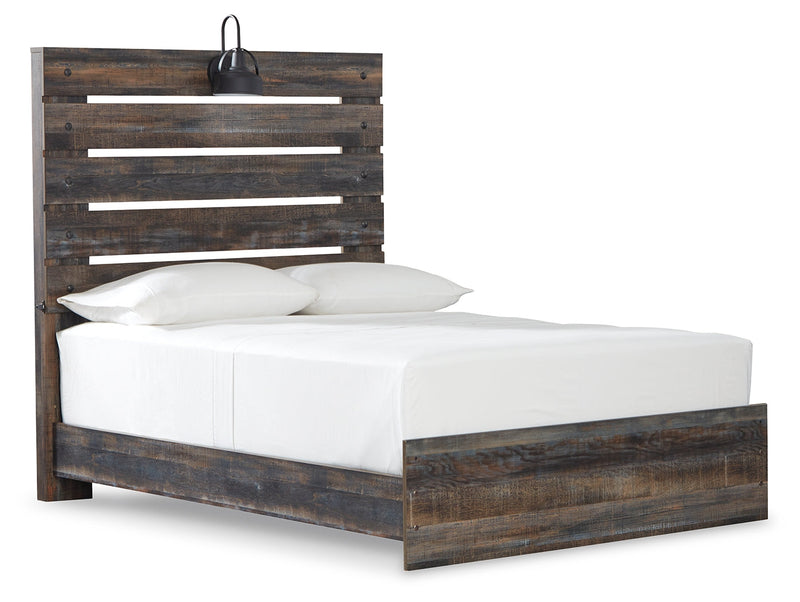 Drystan Multi Full Panel Bed, Dresser, Mirror, and Nightstand from Ashley - Luna Furniture