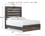 Drystan Multi Full Panel Bed, Dresser, Mirror, and Nightstand from Ashley - Luna Furniture