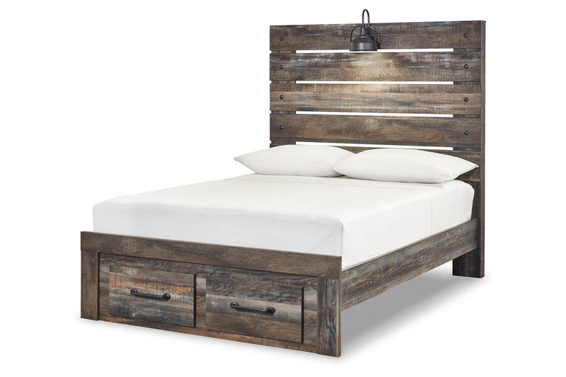 Drystan Multi Full Panel Bed with 2 Storage Drawers from Ashley - Luna Furniture