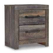 Drystan Multi Color Queen Panel Bed with Mirrored Dresser and 2 Nightstands from Ashley - Luna Furniture