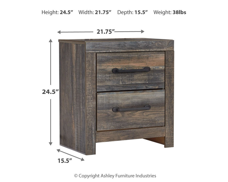 Drystan Multi Queen Panel Bed with Mirrored Dresser and Nightstand from Ashley - Luna Furniture