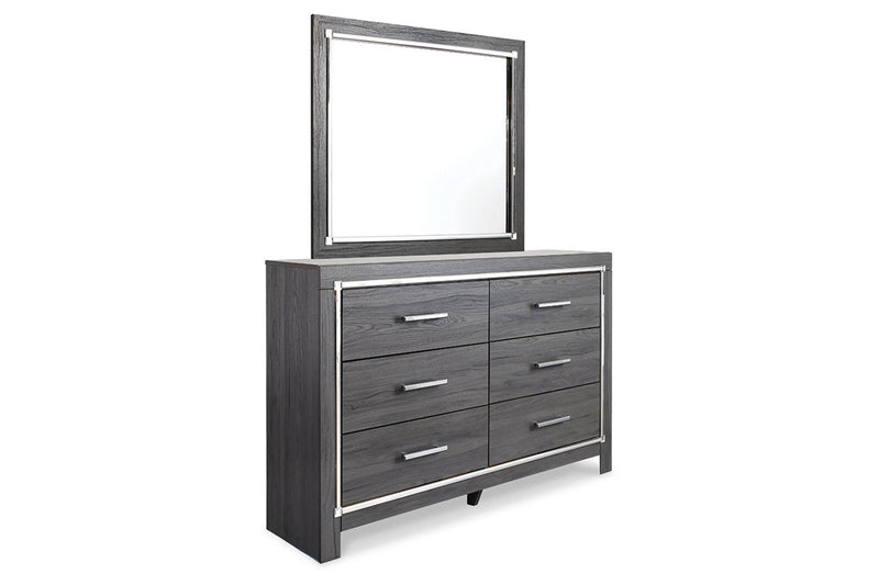 Lodanna Gray Dresser and Mirror -  Ashley - Luna Furniture