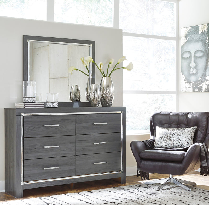Lodanna Gray LED Panel Bedroom Set from Ashley - Luna Furniture
