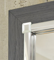 Lodanna Gray Full Panel Bed with 2 Storage Drawers with Mirrored Dresser from Ashley - Luna Furniture