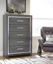 Lodanna Gray LED Panel Bedroom Set from Ashley - Luna Furniture