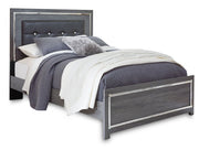 Lodanna Gray Queen Panel Bed and Nightstand from Ashley - Luna Furniture