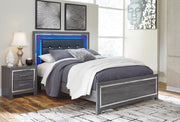 Lodanna Gray LED Platform Bedroom Set from Ashley - Luna Furniture