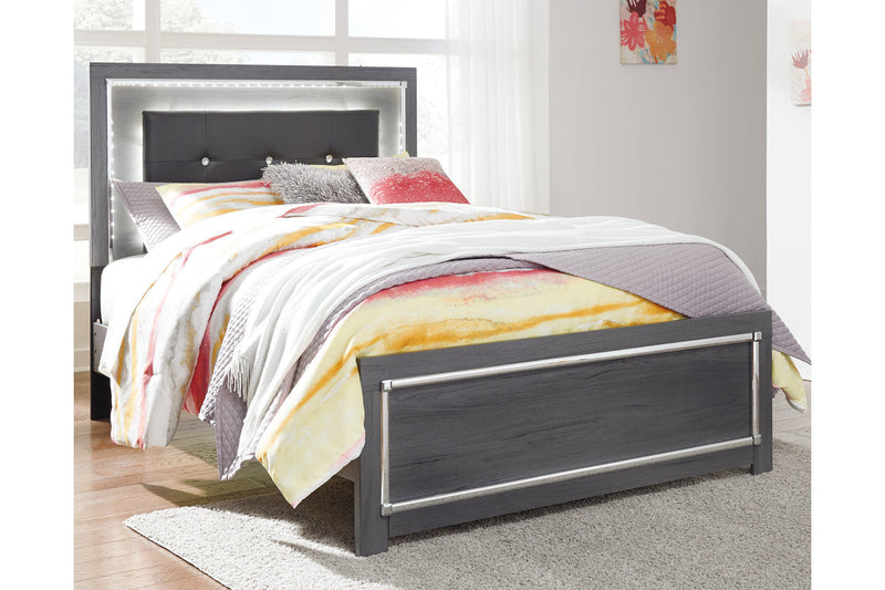 Lodanna Gray Full Panel Bed from Ashley - Luna Furniture