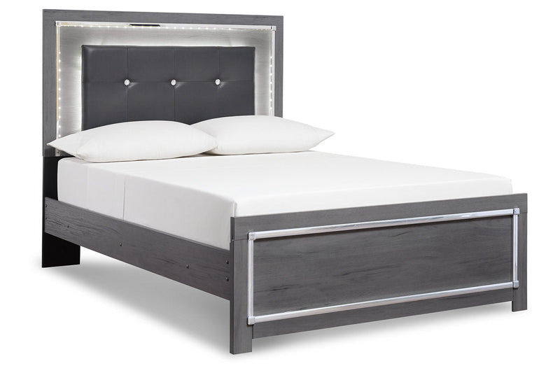 Lodanna Gray Full Panel Bed from Ashley - Luna Furniture