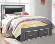 Lodanna Gray Full Storage Bed, Chest and Nightstand from Ashley - Luna Furniture