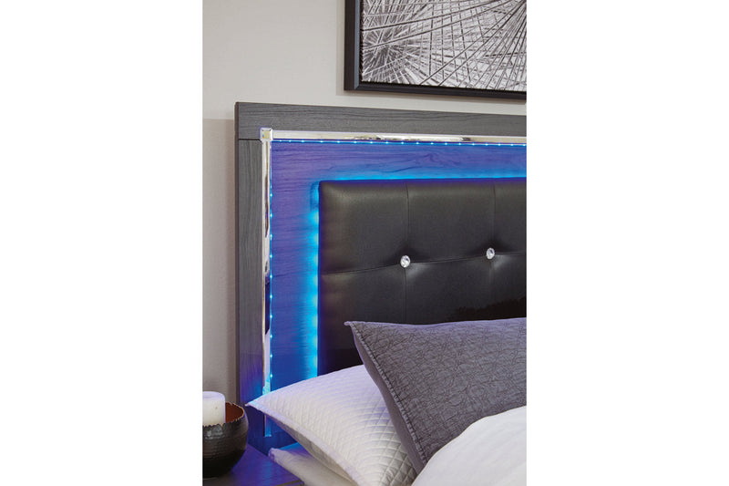 Lodanna Gray Full Panel Bed with 2 Storage Drawers from Ashley - Luna Furniture