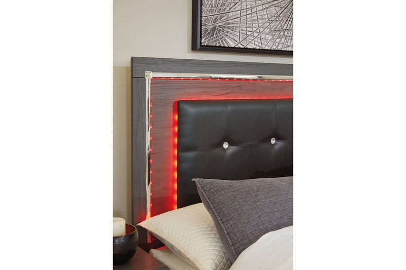 Lodanna Gray Full Panel Bed from Ashley - Luna Furniture