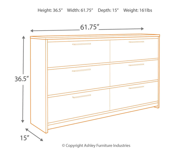 Baystorm Gray Queen Panel Storage Bed, Dresser and Nightstand from Ashley - Luna Furniture
