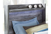 Baystorm Gray Full Panel Bed with 2 Storage Drawers from Ashley - Luna Furniture