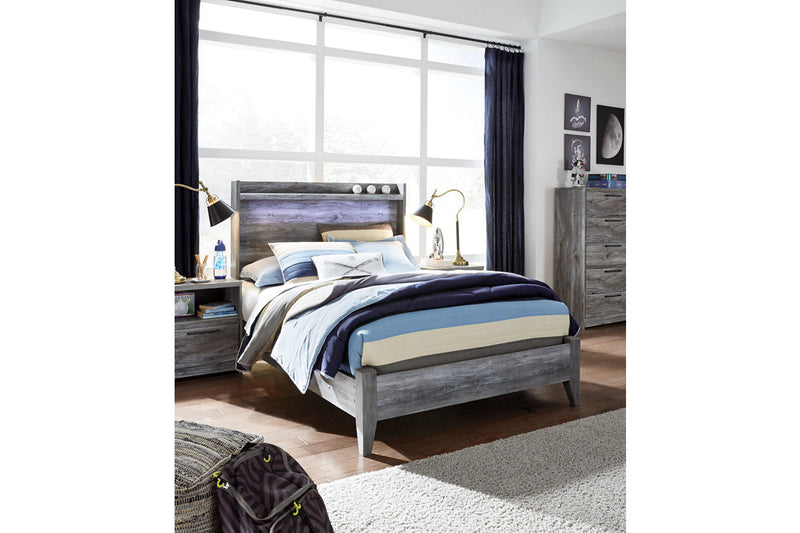 Baystorm Gray Full Panel Bed from Ashley - Luna Furniture