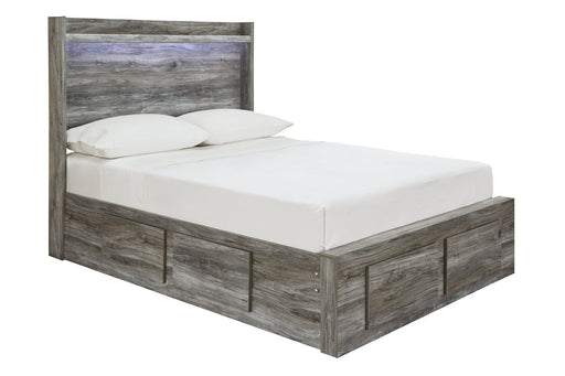 Baystorm Gray Full Panel Bed with 6 Storage Drawers from Ashley - Luna Furniture