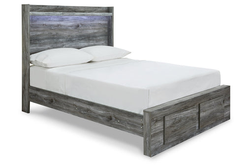 Baystorm Gray Full Panel Bed with 2 Storage Drawers from Ashley - Luna Furniture