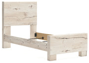 Lawroy Light Natural Twin Panel Bed, Dresser and Mirror from Ashley - Luna Furniture