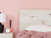 Lawroy Light Natural Twin Panel Bed, Dresser and Mirror from Ashley - Luna Furniture