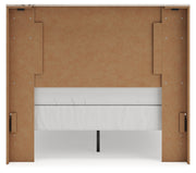 Lawroy Light Natural Full Panel Bed, Dresser and Mirror from Ashley - Luna Furniture