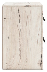 Lawroy Light Natural King Panel Bed, Dresser, Mirror and Nightstand from Ashley - Luna Furniture