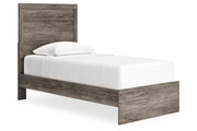 Ralinksi Gray Twin Panel Bed -  Ashley - Luna Furniture