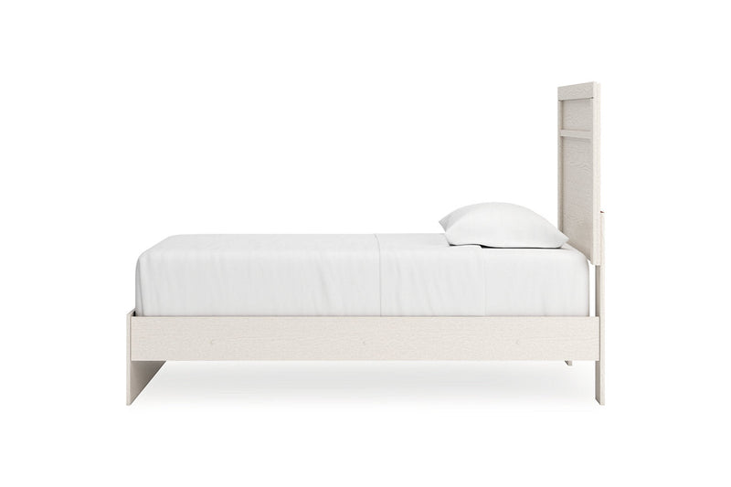 Stelsie White Twin Panel Bed -  Ashley - Luna Furniture