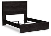 Belachime Charcoal Queen Panel Bed, Dresser, Mirror, and Nightstand from Ashley - Luna Furniture