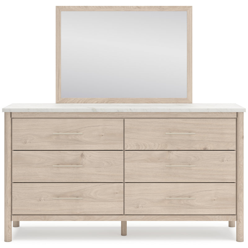 Cadmori Two-tone Upholstered Panel Bedroom Set from Ashley - Luna Furniture