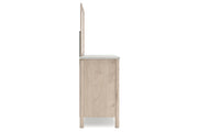 Cadmori Two-tone Dresser and Mirror -  Ashley - Luna Furniture