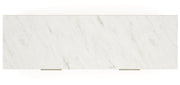 Cadmori Two-tone Queen Upholstered Panel Bed, Dresser and Nightstand from Ashley - Luna Furniture